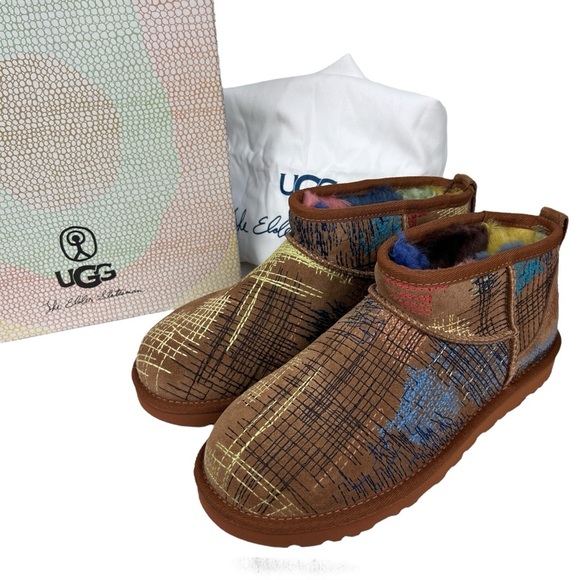 UGG x The Elder Statesman Embroidered Classic Ultra Mini - Picture 2 of 7